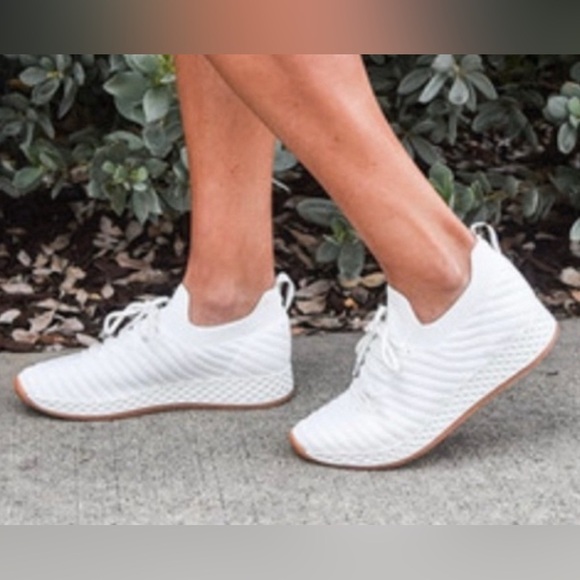 Women's J/Slides Sneakers, White & beige, various sizes - Picture 4 of 10